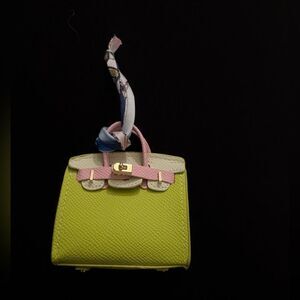 Unbranded mini Berkin bag charm new